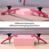 2PCS T-Track Hold Down Clamp for M6 T-slot Nut 15 x 16mm(0.6 x 0.6'') 80mm-Length