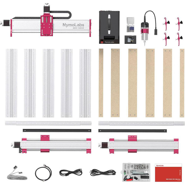 NBX-5040 CNC Router Machine for Wood Acrylic Aluminum Engraving