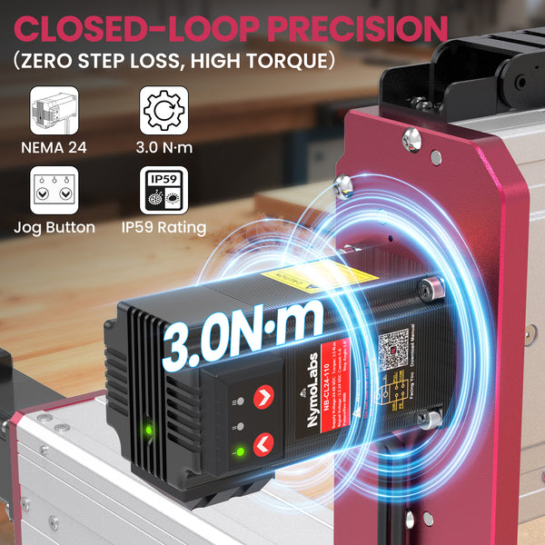 [2026 NEW]NBS-6050 PRO CNC Router for Wood, Acrylic & Aluminum