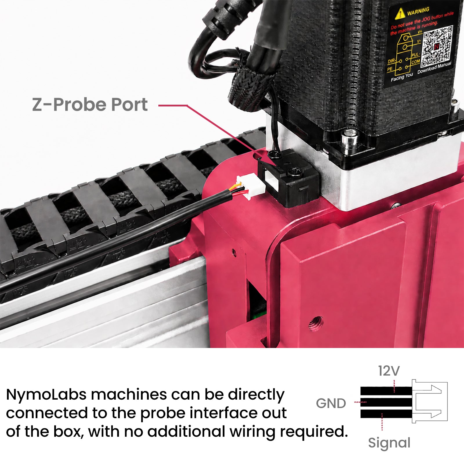 NB-3DTP-NO 3D Touch Probe (NPN-NO) for 3-Wire Interface, Compatible with GRBL & Mach3 Systems