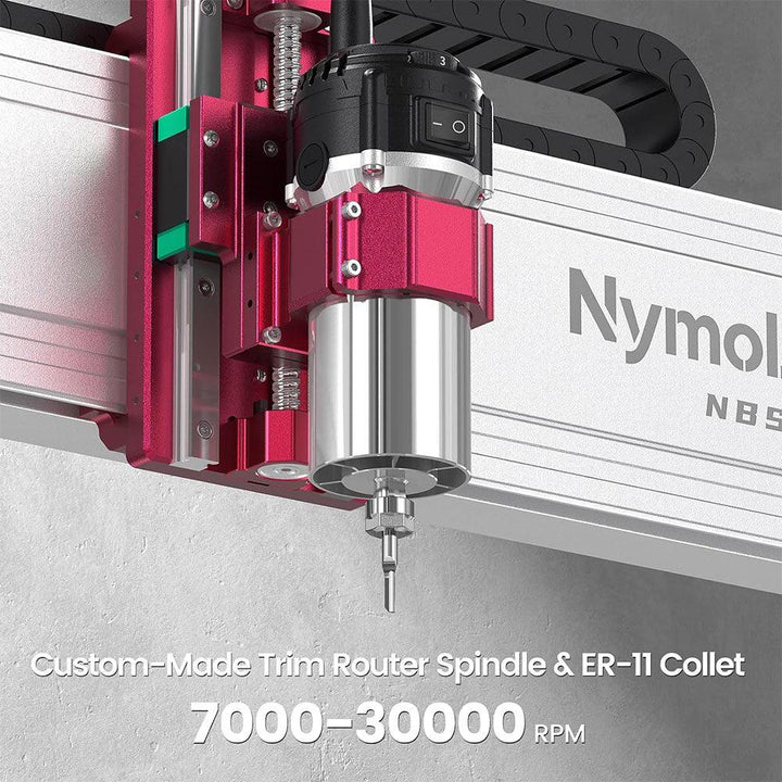 NymoLabs NBS-6040 CNC Router Machine – 610×410mm, 710W Spindle, Wood ...
