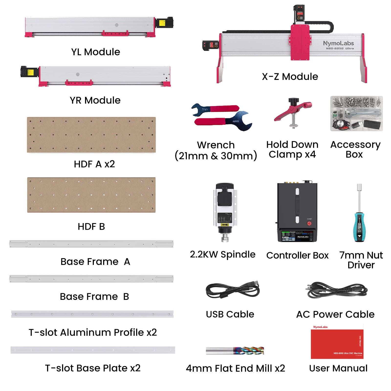 [2026 NEW] NBS-6050 Ultra CNC Router Machine for Wood Acrylic Aluminum Engraving