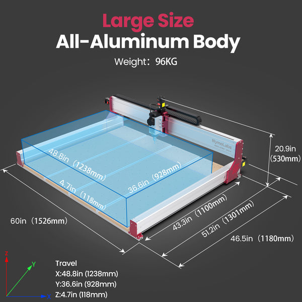[2026 NEW] NBS-1290 Ultra CNC Router Machine for Wood Acrylic Aluminum Engraving