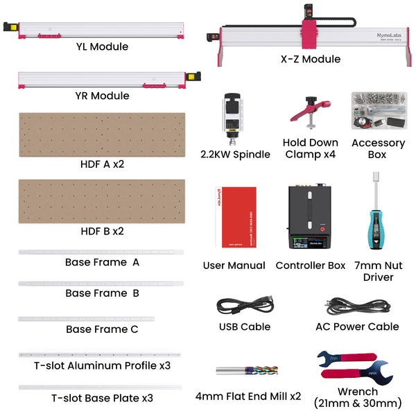 [2026 NEW] NBS-1290 Ultra CNC Router Machine for Wood Acrylic Aluminum Engraving