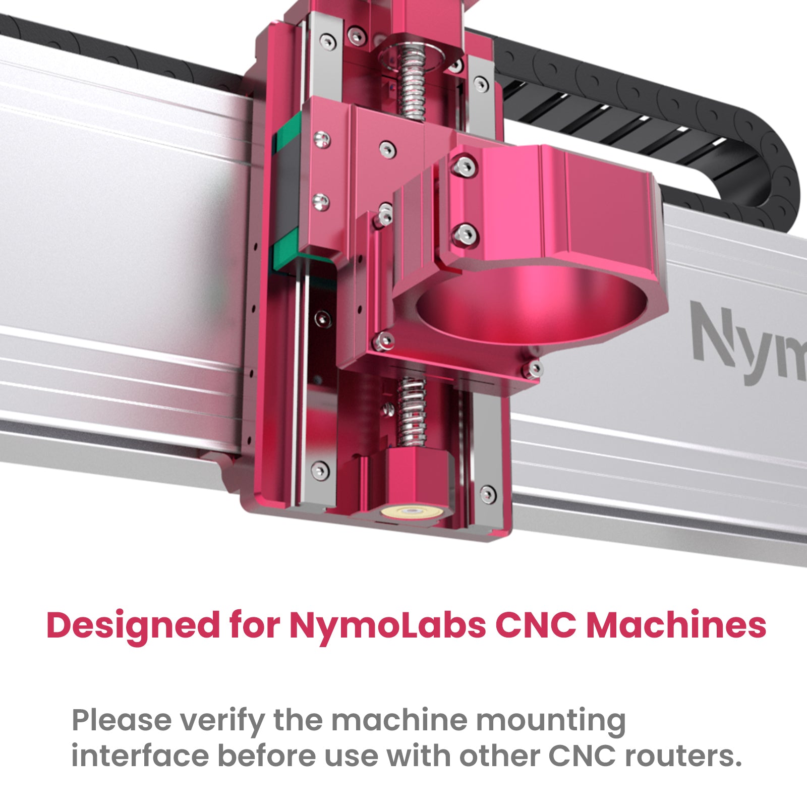 80mm Diameter Aluminum CNC Spindle Holder