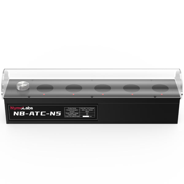 [2026 NEW] NymoLabs 5-Tool ER20 ATC Tool Magazine with Integrated Tool Probe, Dust Cover, Output Interface, and Tool Status Detection (Compatible Only with NymoLabs NB4 Control System)