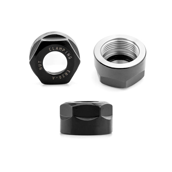 ER20-A Collet Nut Set (5 pcs) | Compatible with 2.2KW Air-Cooled & Water-Cooled Spindles
