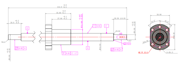 Custom Z-axis Ball Screw – Compatible with NBS-6040 and NBX-5040 CNC Machine